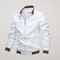 Galveno | Ribbed Collar Bomber Jacket for Transitional Season Layering
