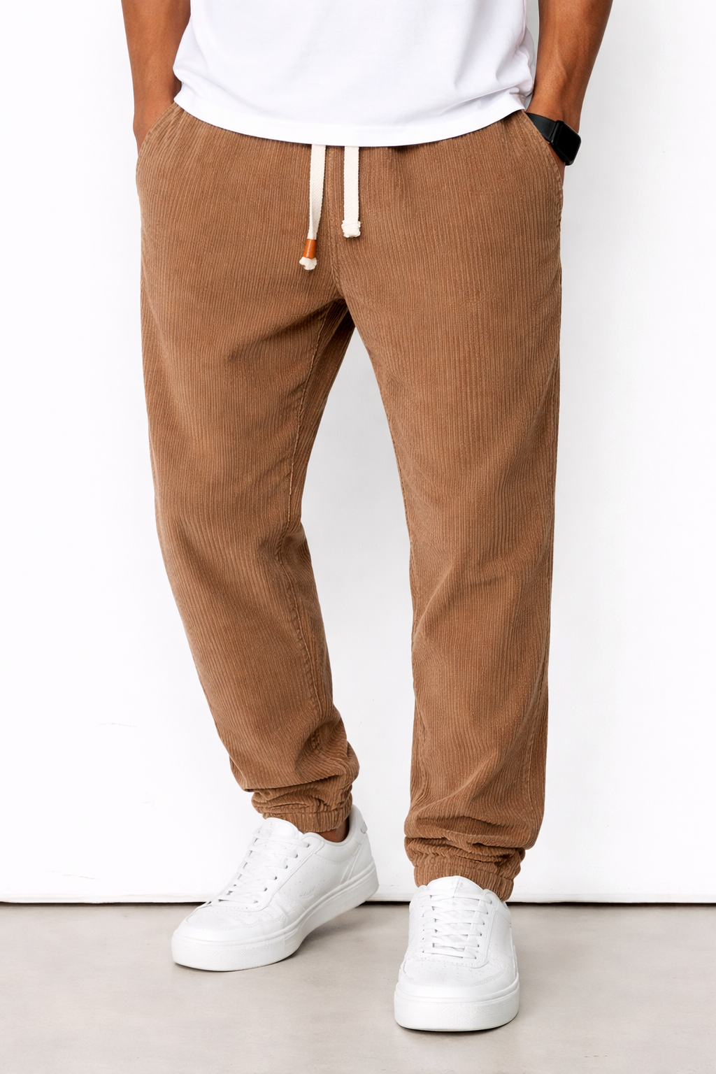 Corvino | Soft Velvet Tailored Pants for Men with Warm Cool Weather Comfort