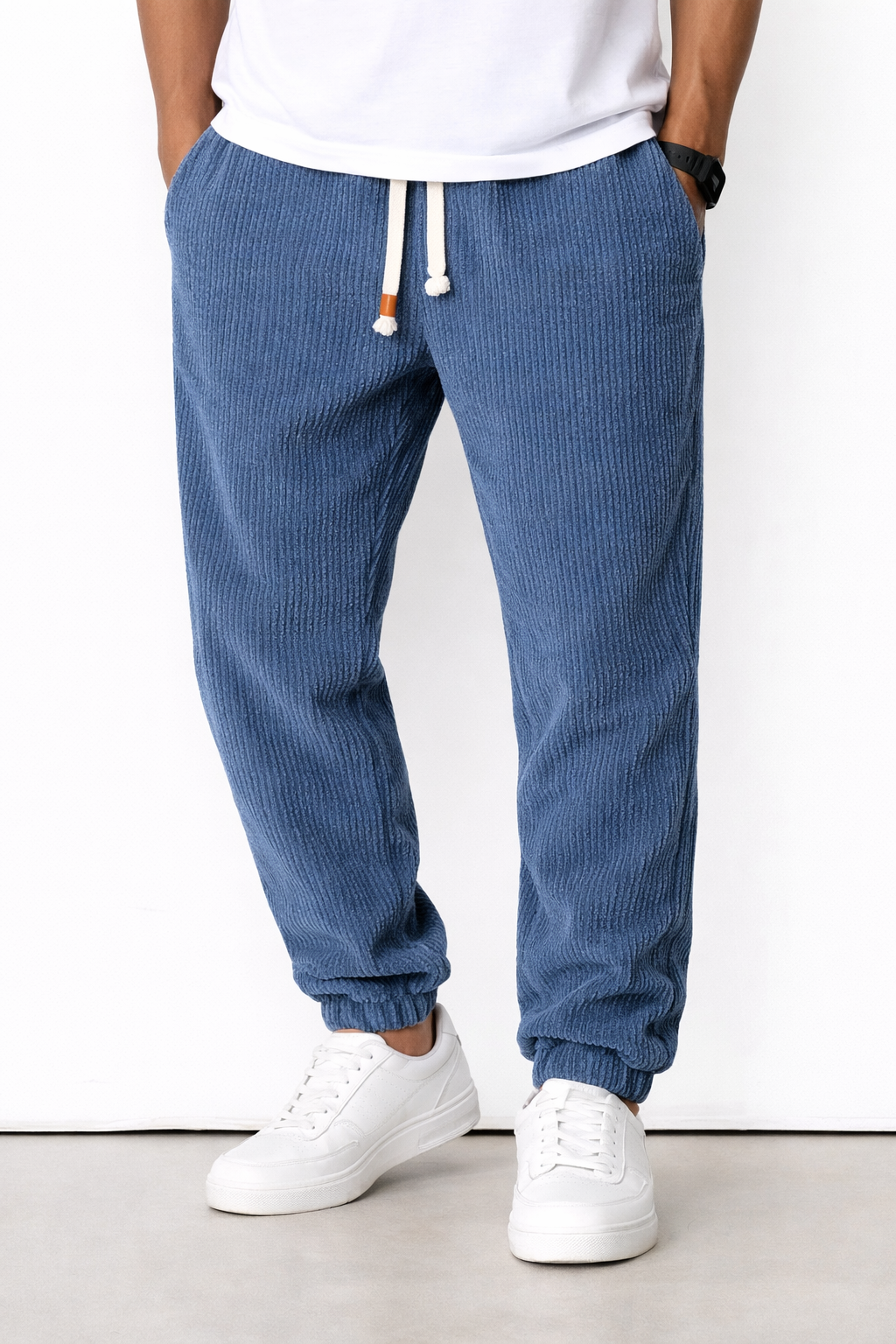 Corvino | Soft Velvet Tailored Pants for Men with Warm Cool Weather Comfort
