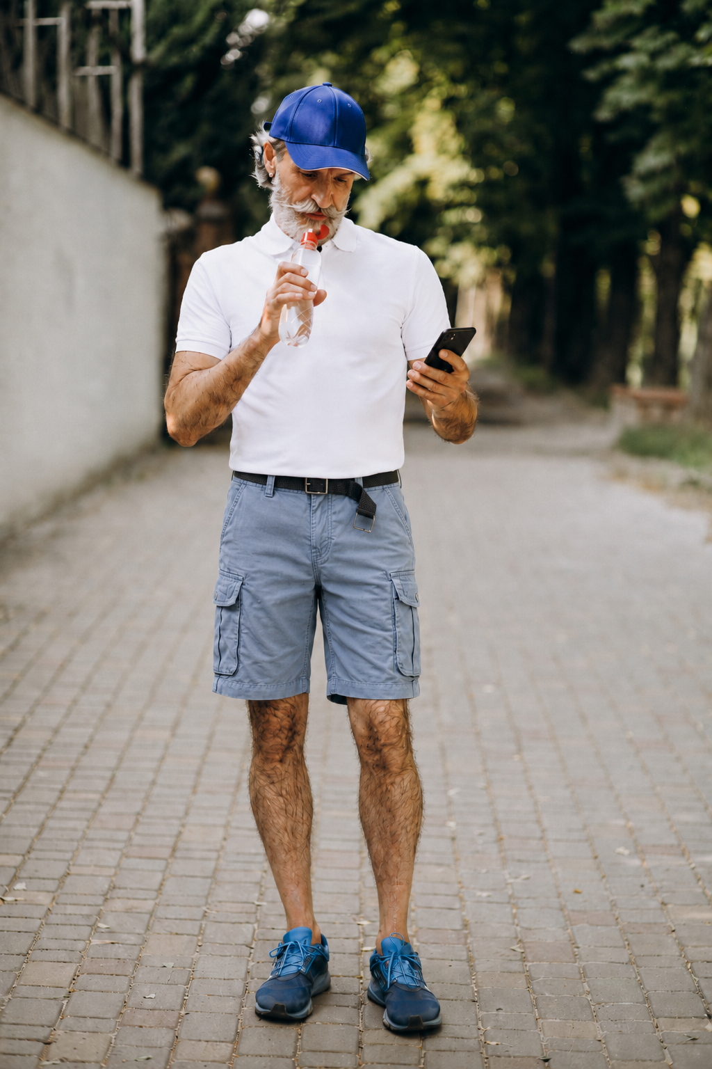 Delmare | Multi Pocket Utility Cargo Shorts for Outdoor Days and Travel