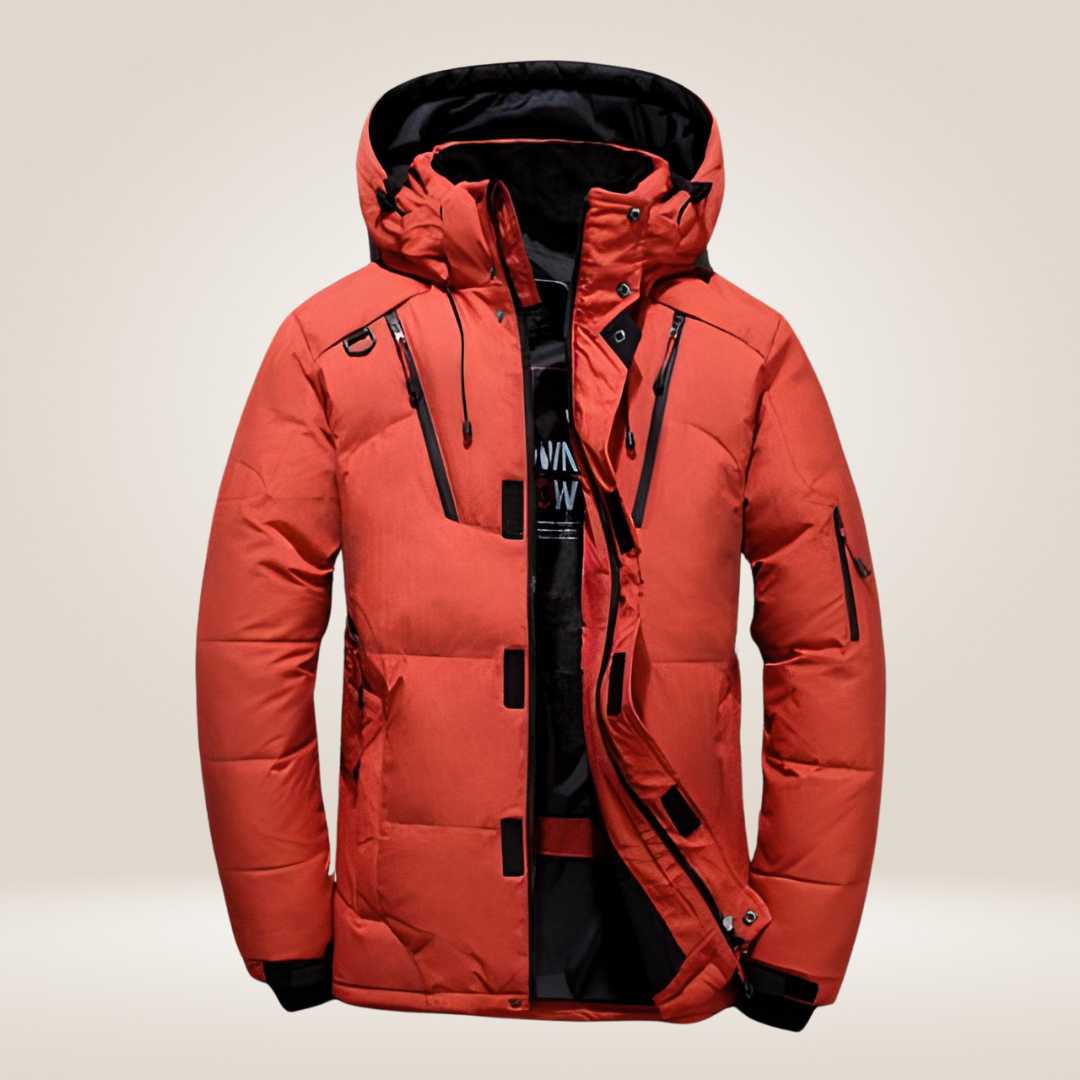Faenzo | Padded Puffer Bomber Jacket for Freezing Days and City Winters