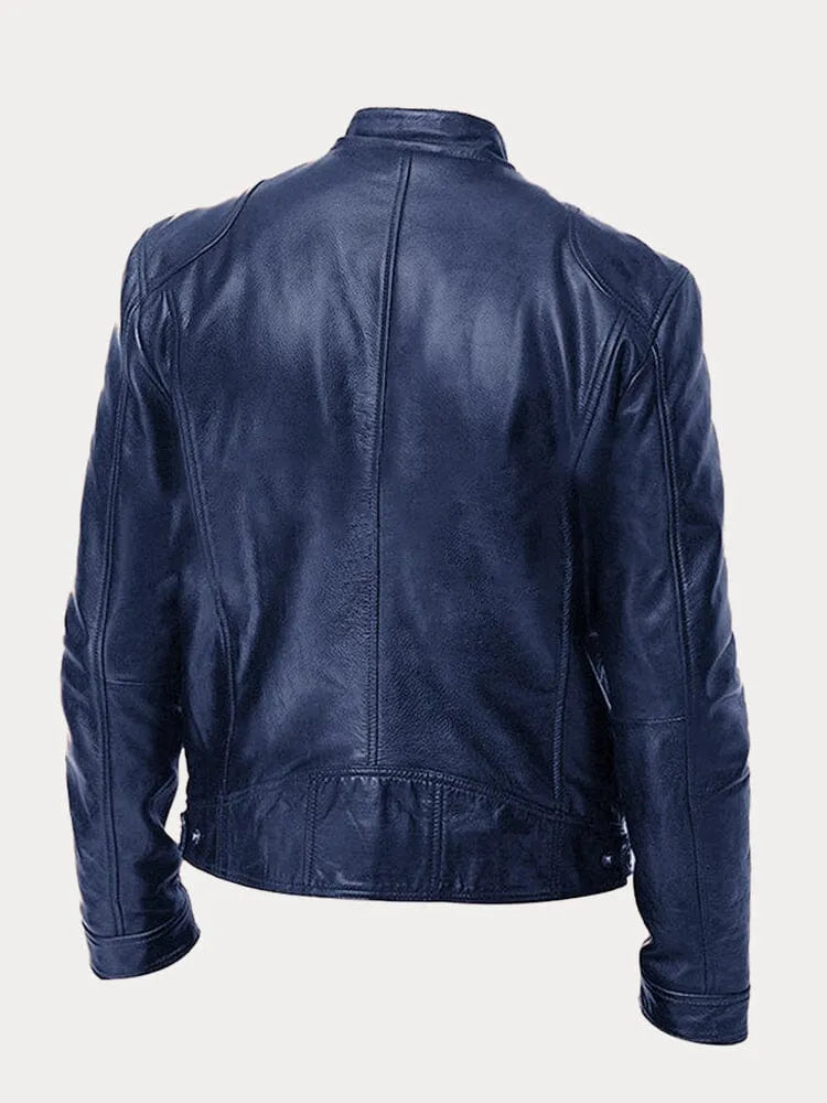 Navello | Soft Faux Leather Moto Jacket for Evening and City Wear