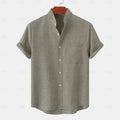 Terrano | Short Sleeve Camp Collar Shirt for Holiday and Poolside Days