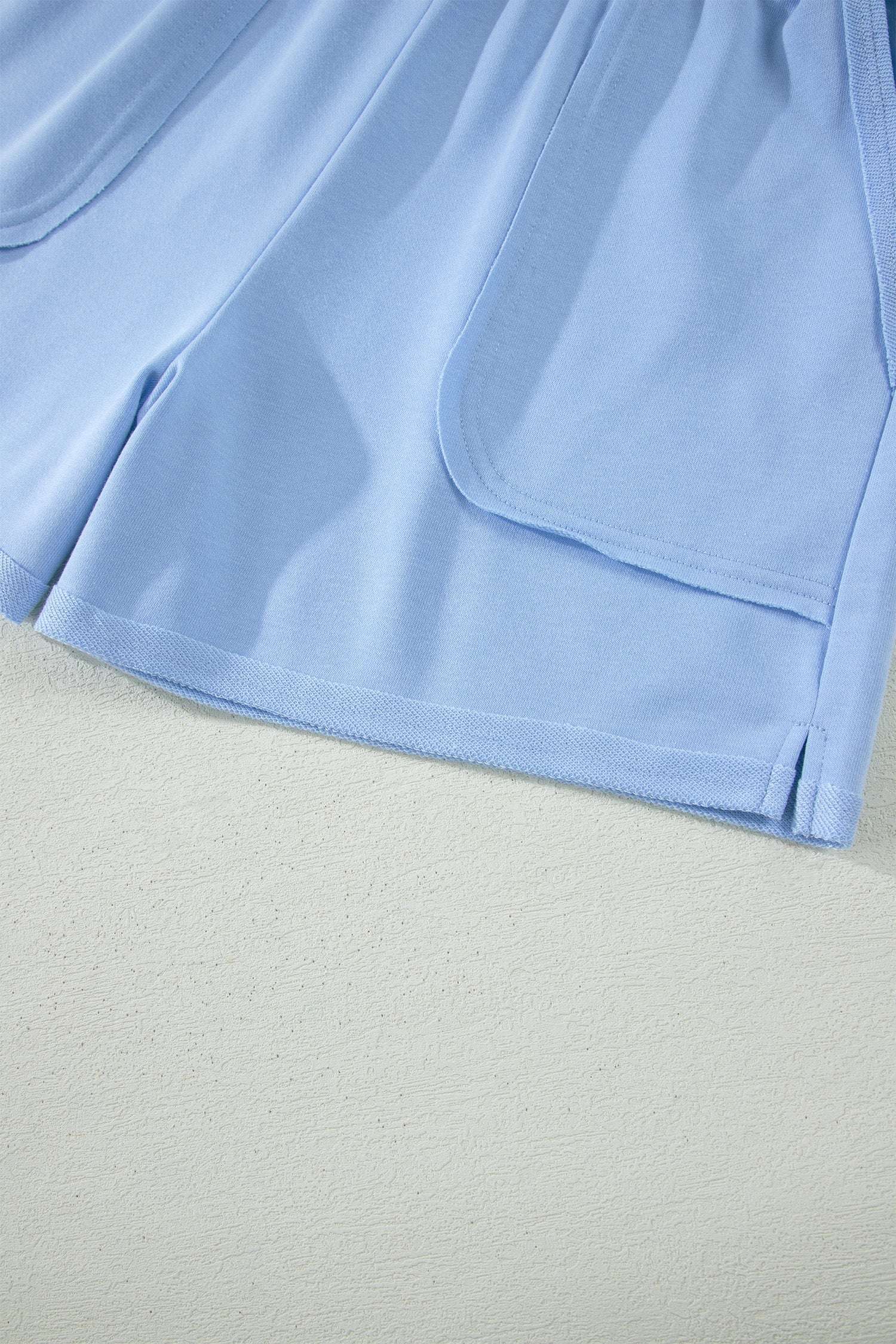 Serafina | Collared Polo Tee and Elastic Waist Shorts Two Piece Set