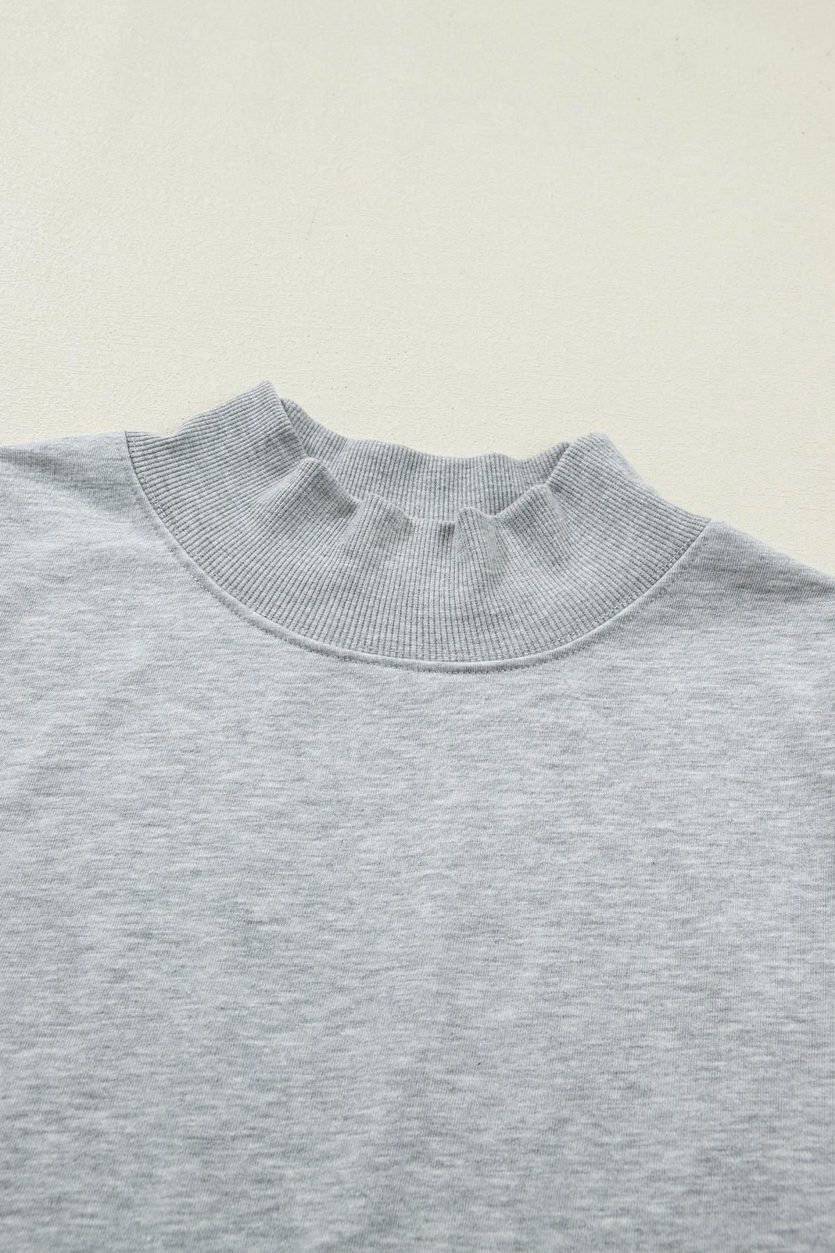 Danae | Mock Neck Cap Sleeve Relaxed Top for Everyday Layering