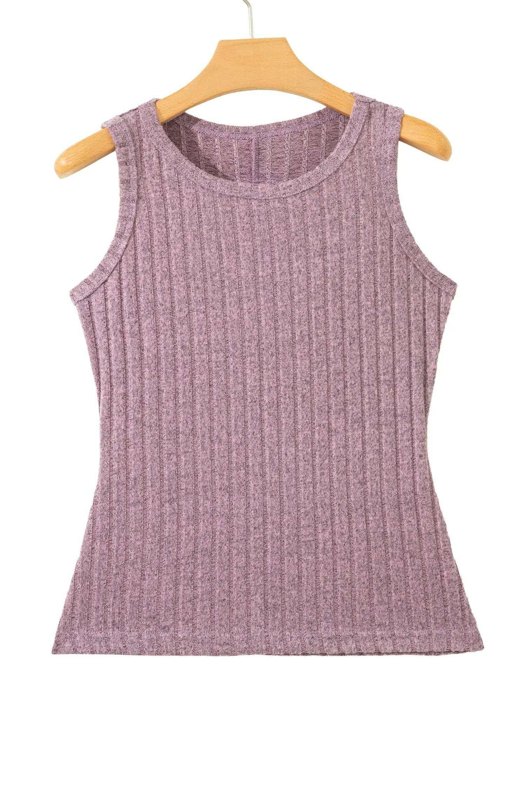 Noelia | Ribbed Mineral Washed Slim Fit Tank Top for Layering