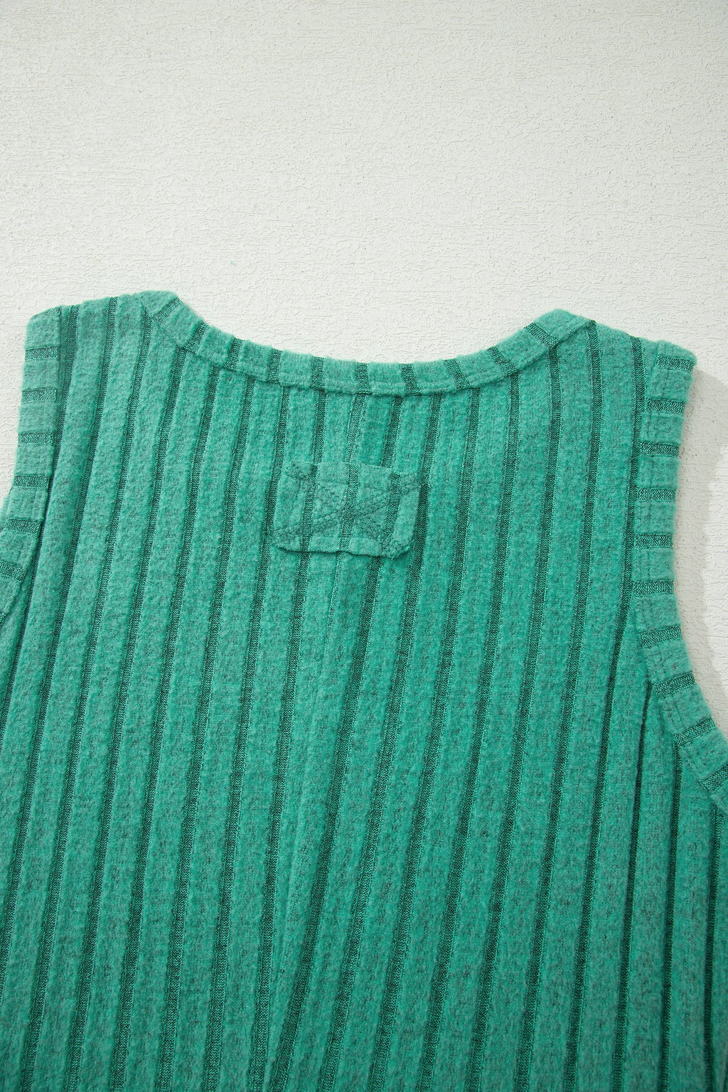 Noelia | Ribbed Mineral Washed Slim Fit Tank Top for Layering