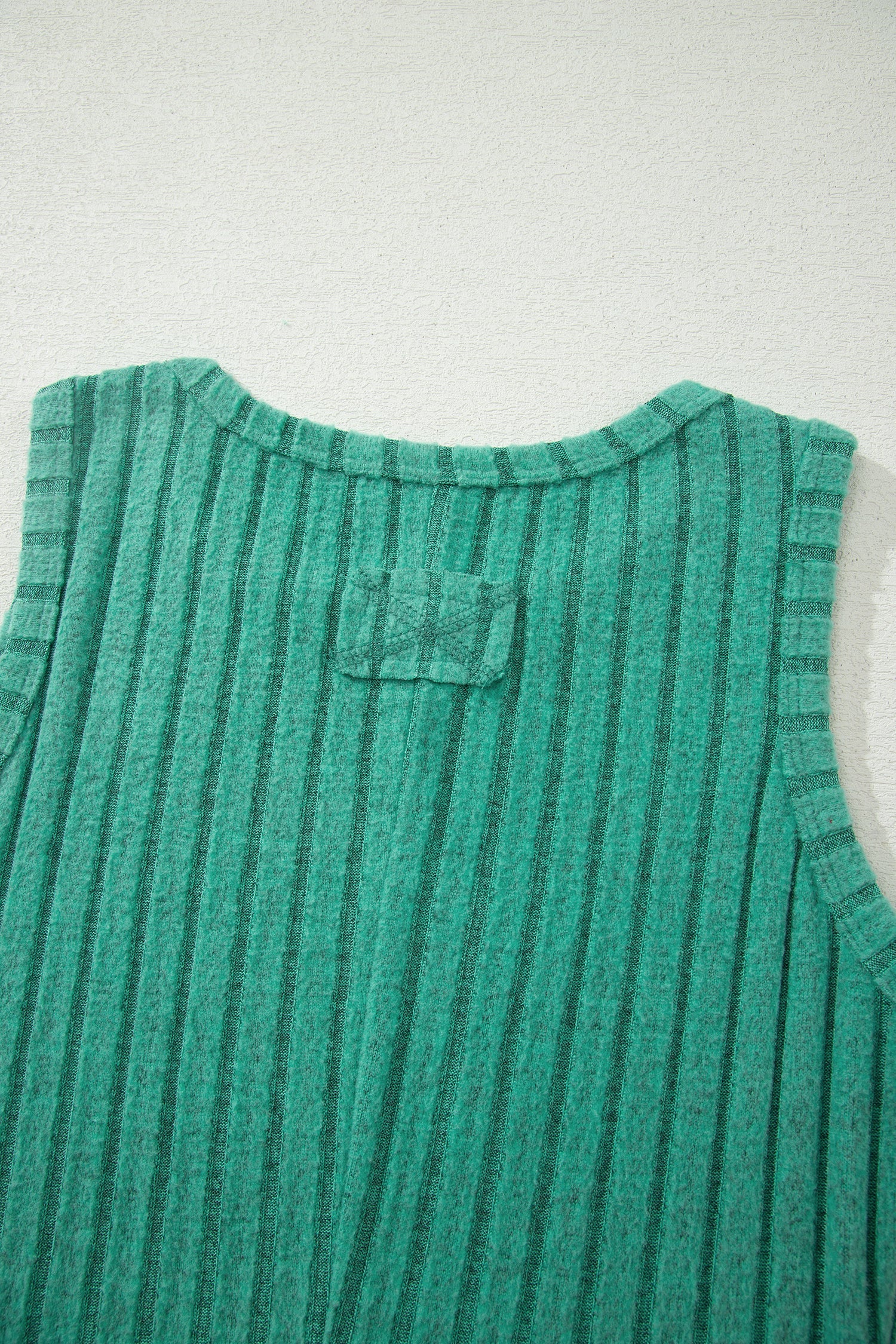 Noelia | Ribbed Mineral Washed Slim Fit Tank Top for Layering