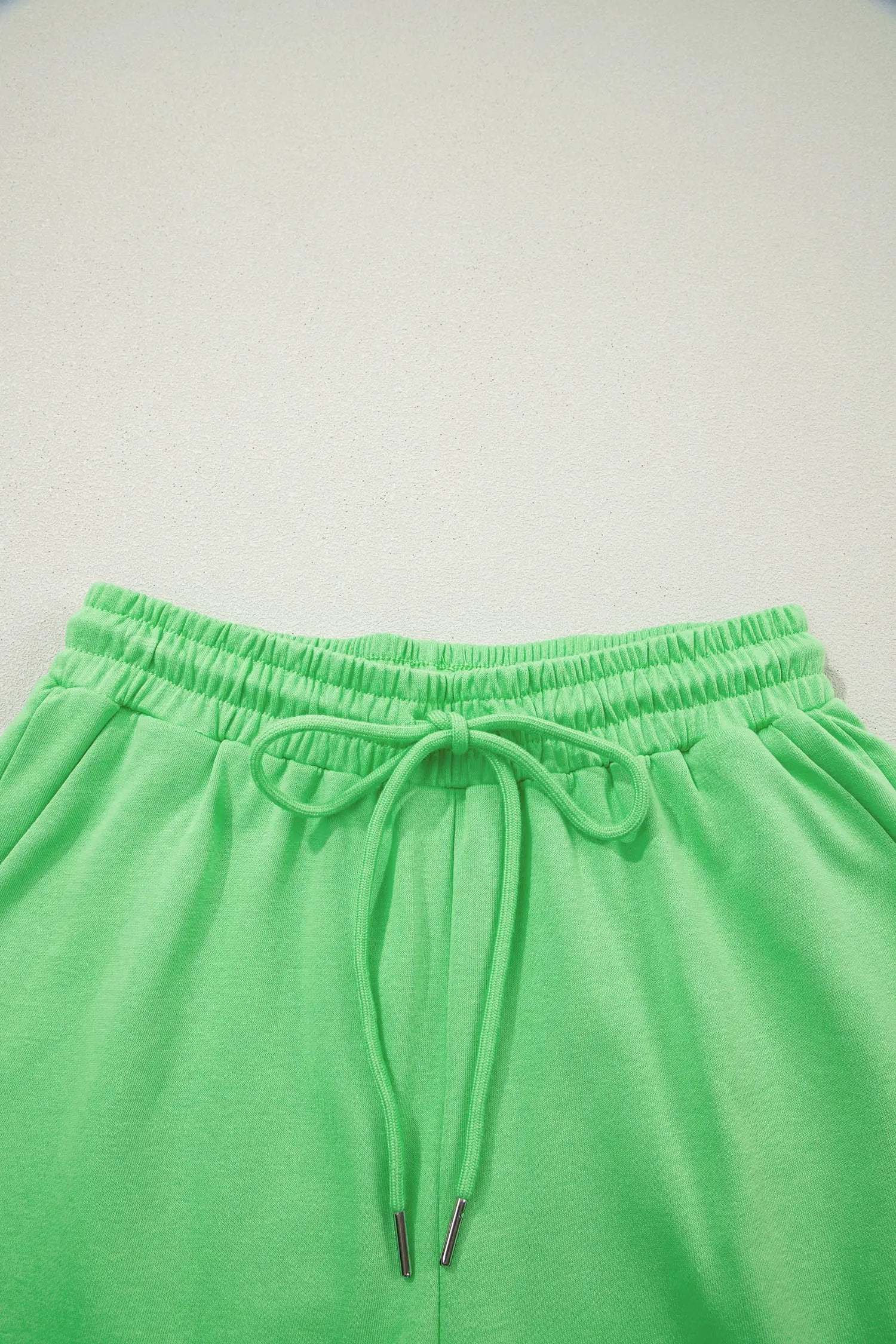 Paloma | Relaxed Blouson Top and Drawstring Shorts Two Piece Set
