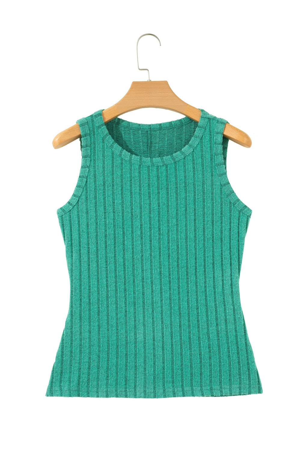 Noelia | Ribbed Mineral Washed Slim Fit Tank Top for Layering