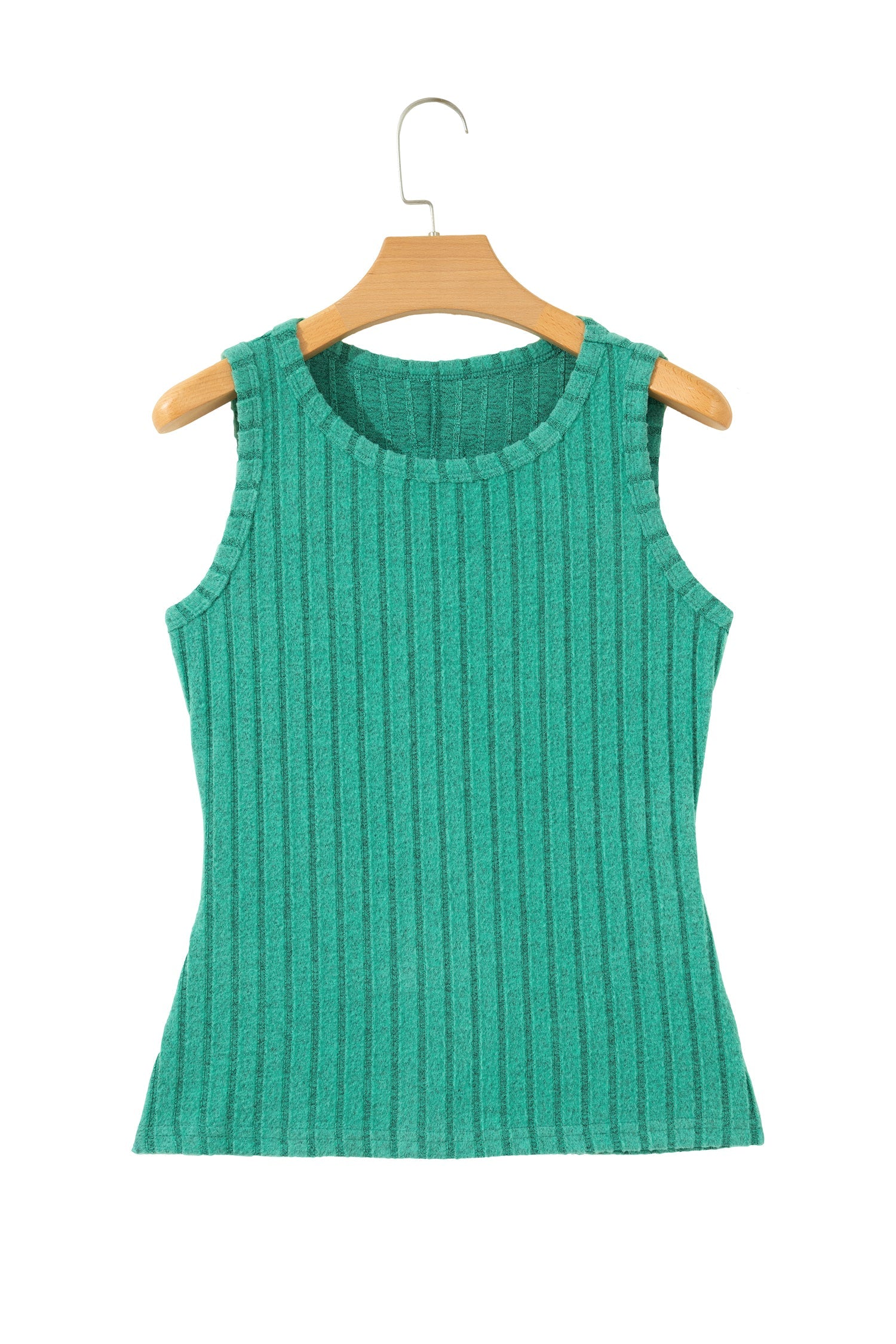 Noelia | Ribbed Mineral Washed Slim Fit Tank Top for Layering