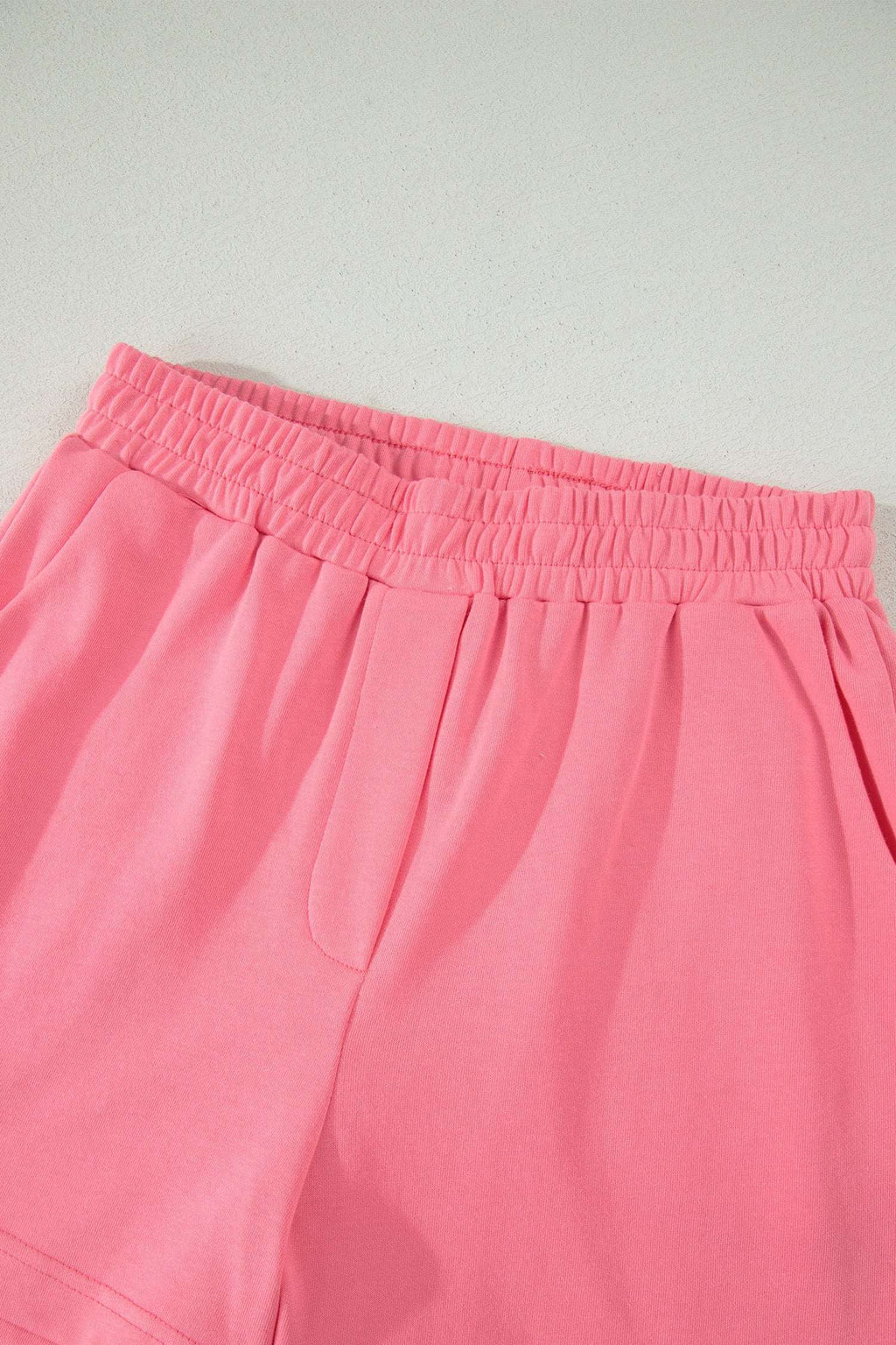 Portia | Half Zip Ruffle Sleeve Top and Shorts Two Piece Set