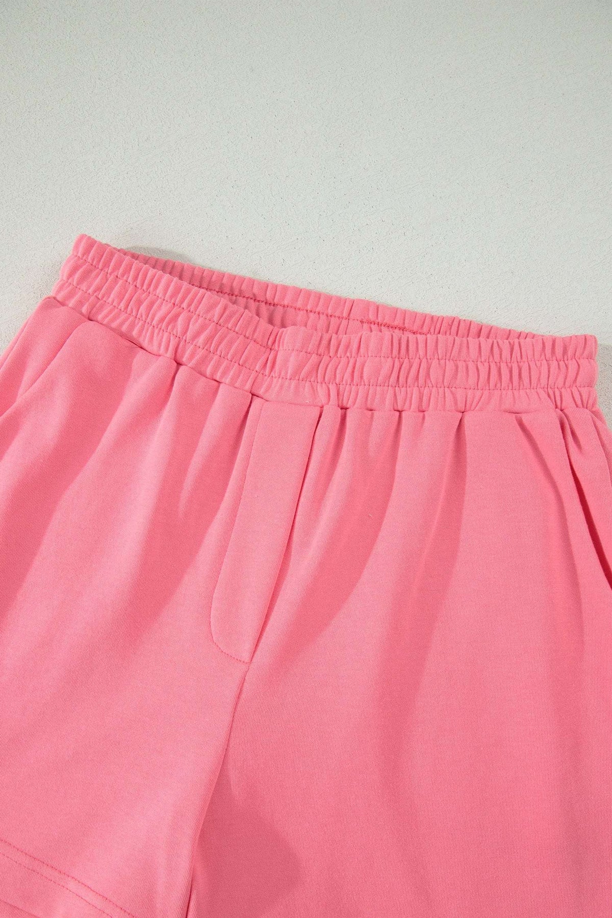 Portia | Half Zip Ruffle Sleeve Top and Shorts Two Piece Set
