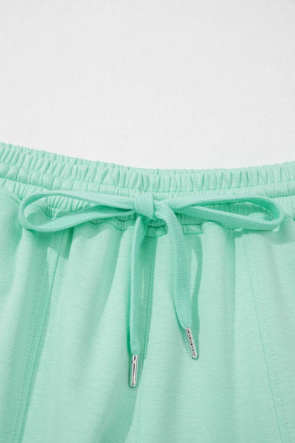 Isolde | Drawstring Wide Leg Two Piece Lounge Set with Elastic Waist