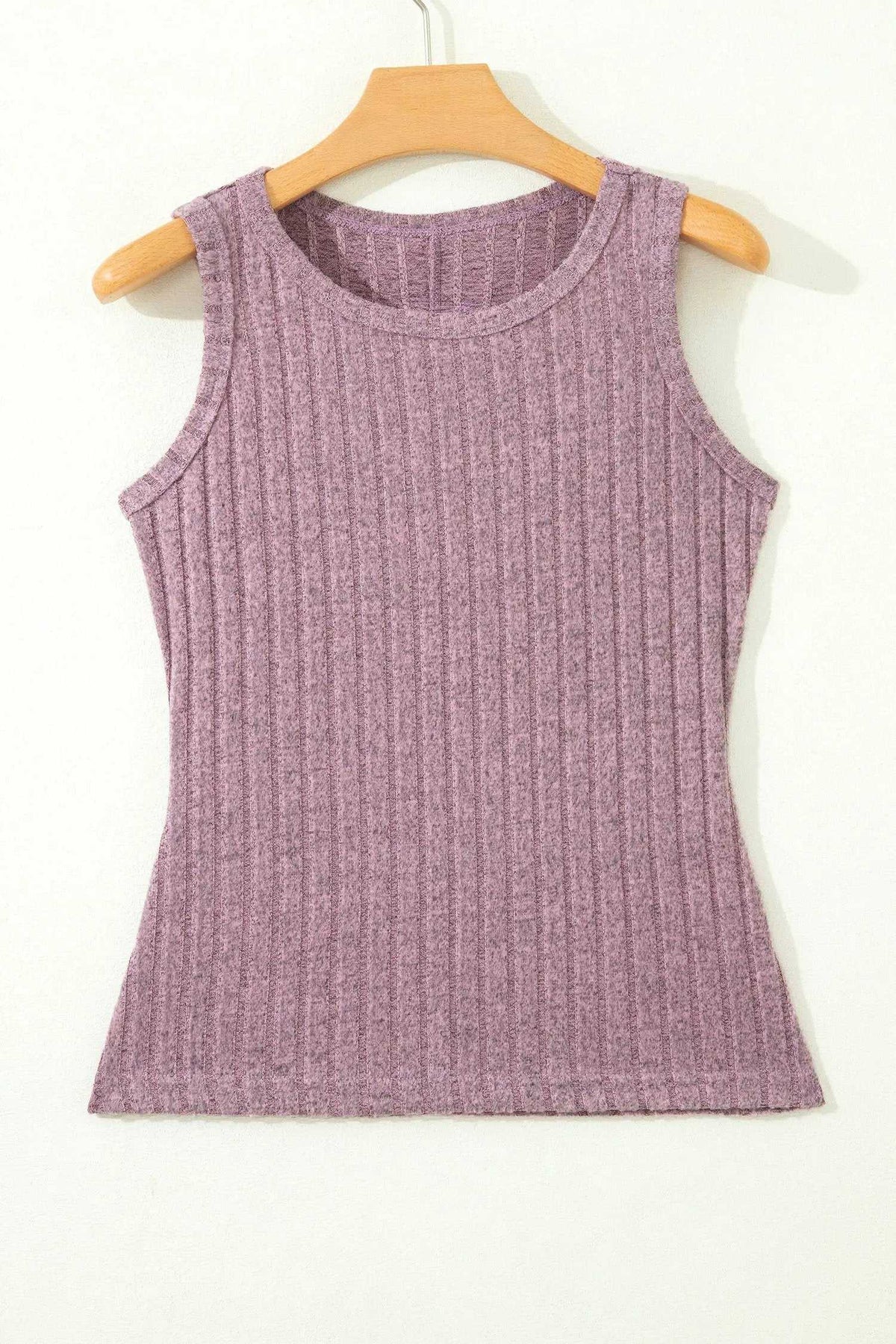 Noelia | Ribbed Mineral Washed Slim Fit Tank Top for Layering