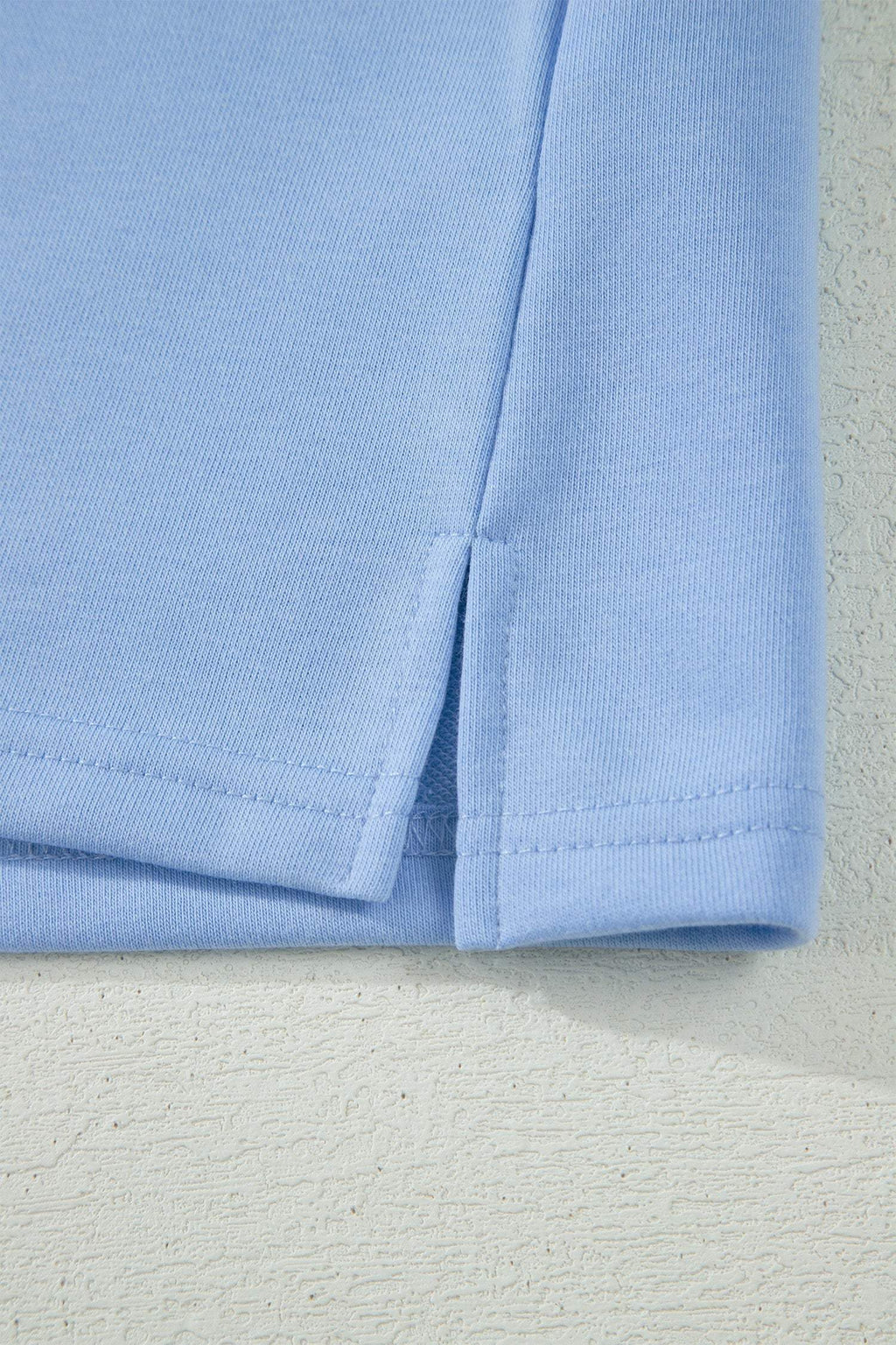 Serafina | Collared Polo Tee and Elastic Waist Shorts Two Piece Set