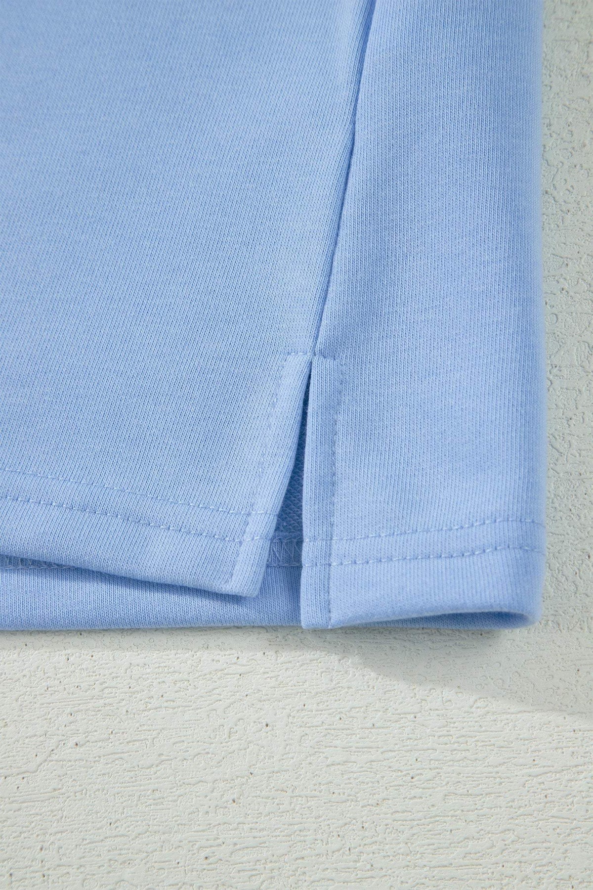 Serafina | Collared Polo Tee and Elastic Waist Shorts Two Piece Set