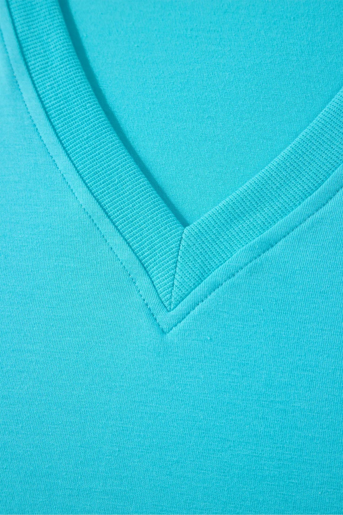 Willa | V Neck Puff Sleeve Blouse in a Clean Solid Finish