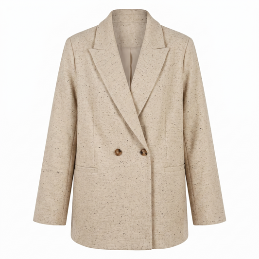 Fiora | Single Breasted Tailored Suit Jacket for Women with Clean Lapel Lines