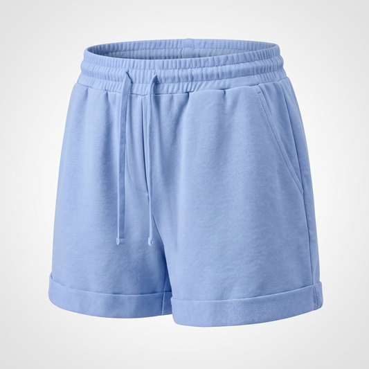 Portia | Half Zip Ruffle Sleeve Top and Shorts Two Piece Set