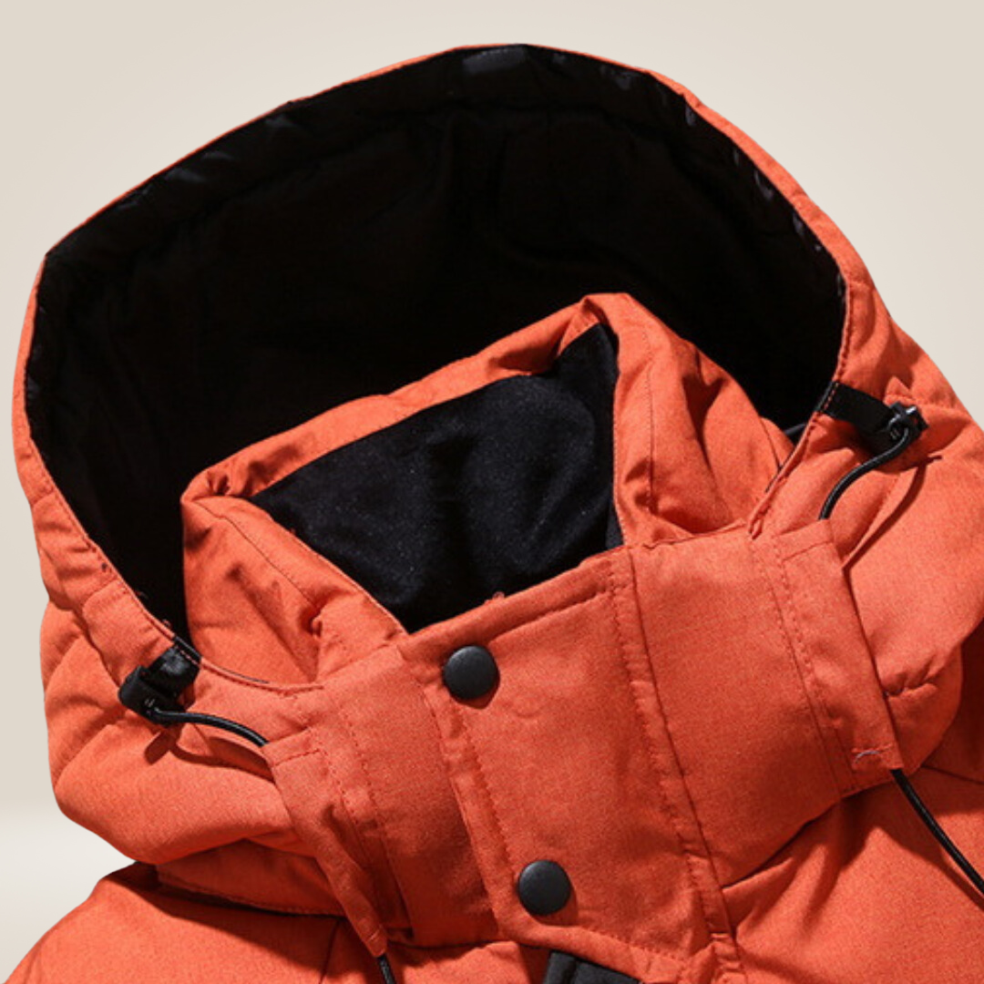 Faenzo | Padded Puffer Bomber Jacket for Freezing Days and City Winters